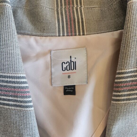 NEW CABI Sz 8 Sleuth Structured Blazer Cranbury Crush Long Double Breasted - Picture 8 of 12